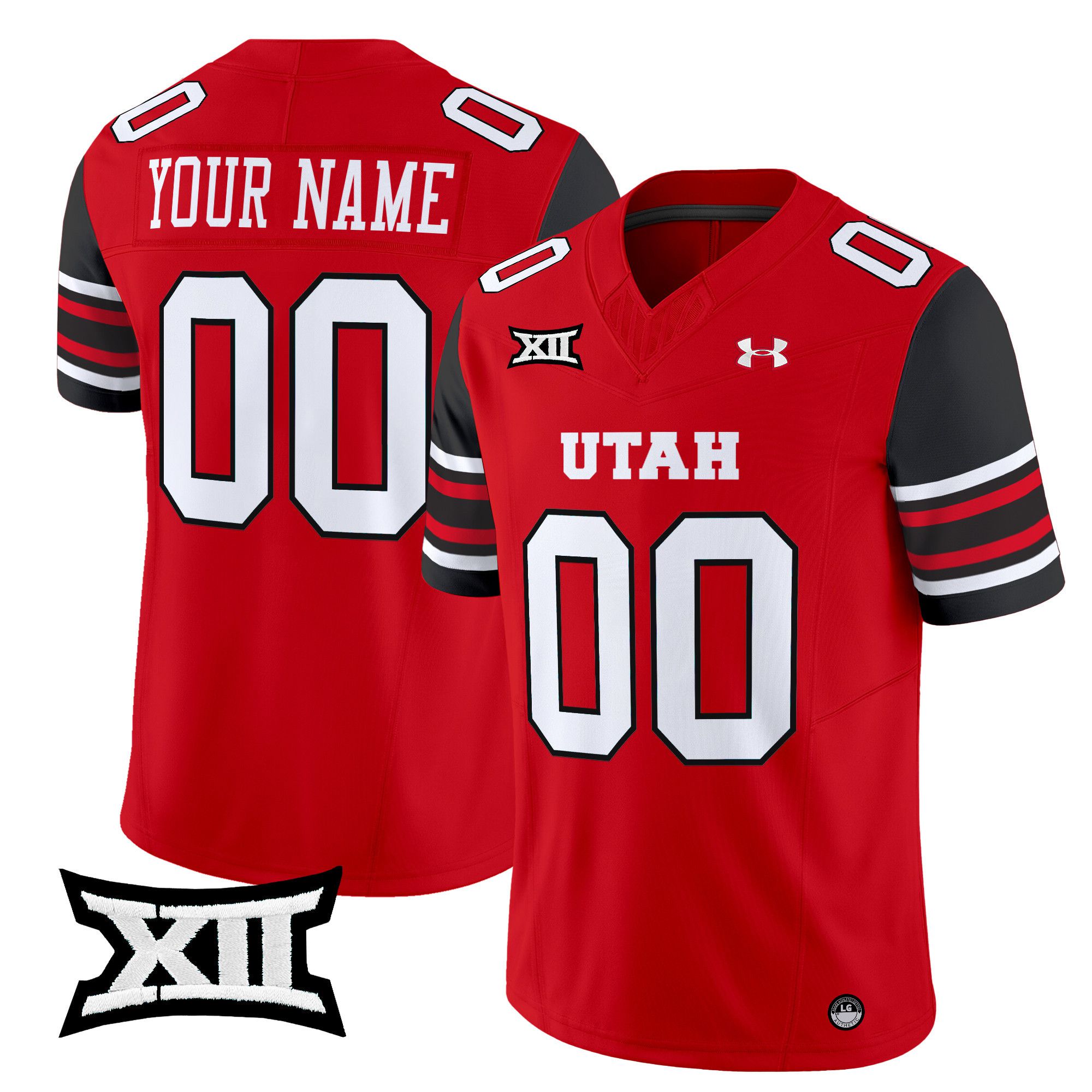 Men Utah Utes Red 2024 Vapor Limited Custom NCAA Jersey